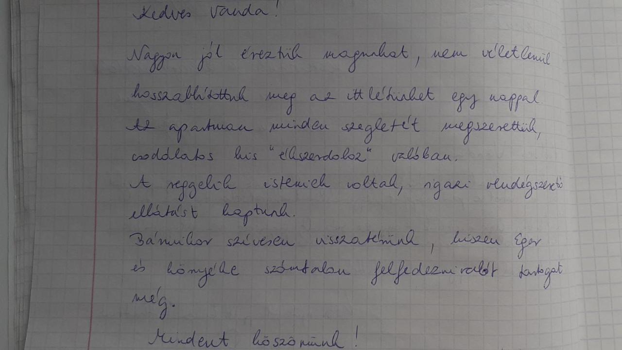 Ferienwohnung Ekszerdoboz Apartman Erlau Exterior foto