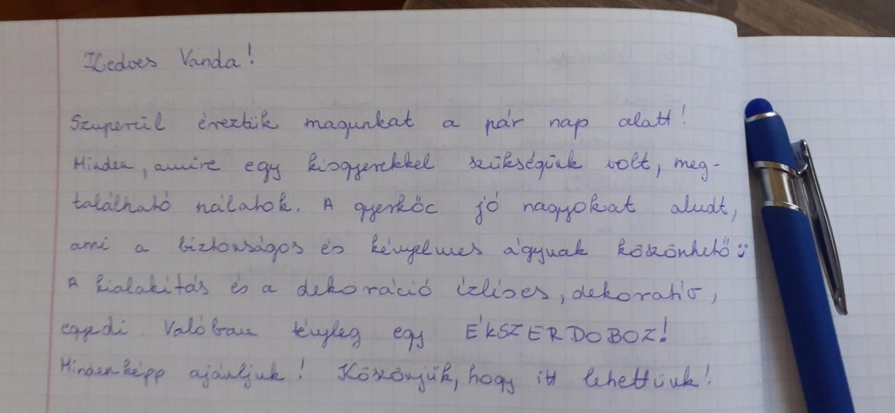Ferienwohnung Ekszerdoboz Apartman Erlau Exterior foto